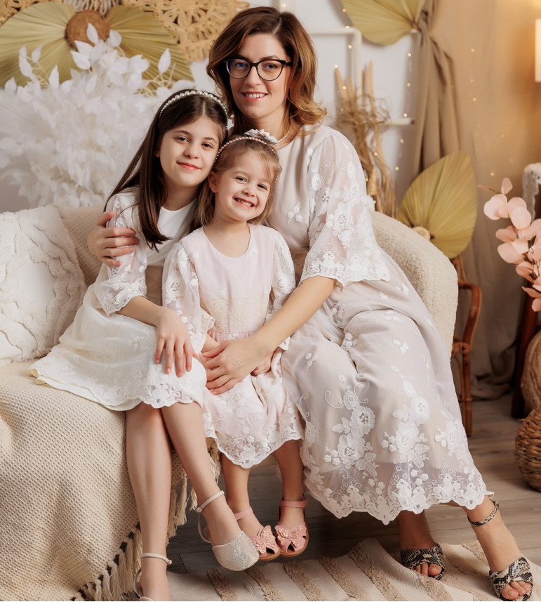 Set rochite mamă fiică Letizia